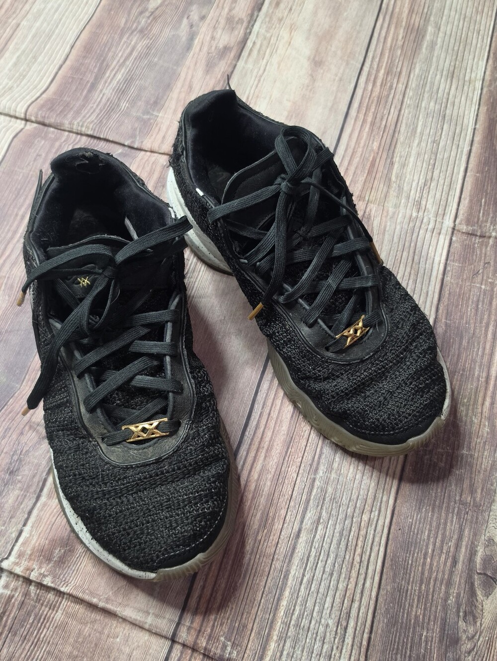 2023 Nike LeBron 20 GS 'Fab 5' Black Gold Shoes